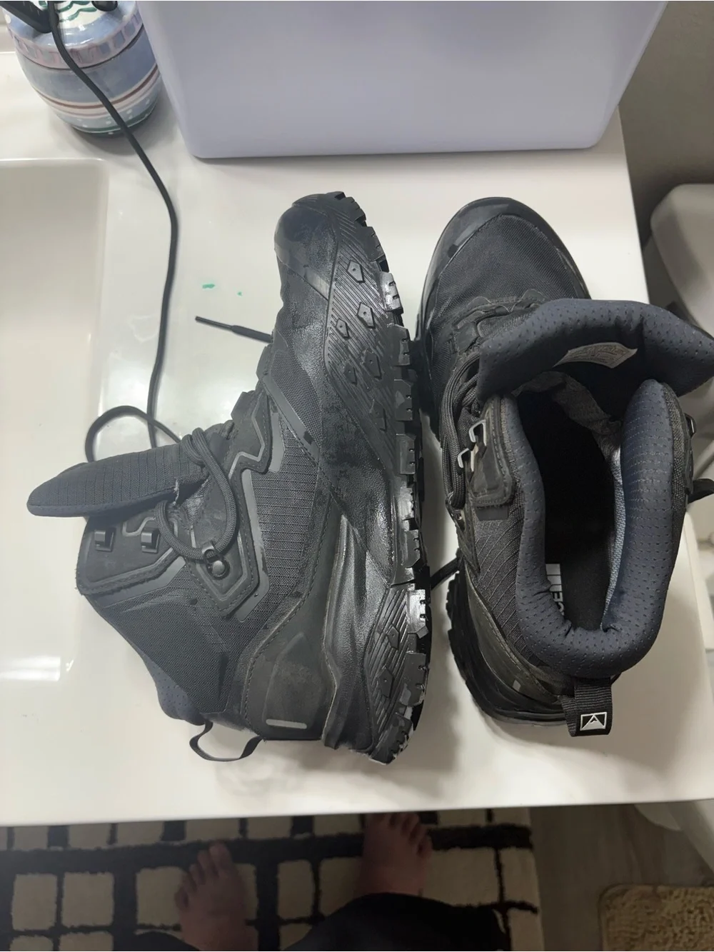 The North Face Black Off-Trail GORE-TEX Waterproof Mens Hiking Boots